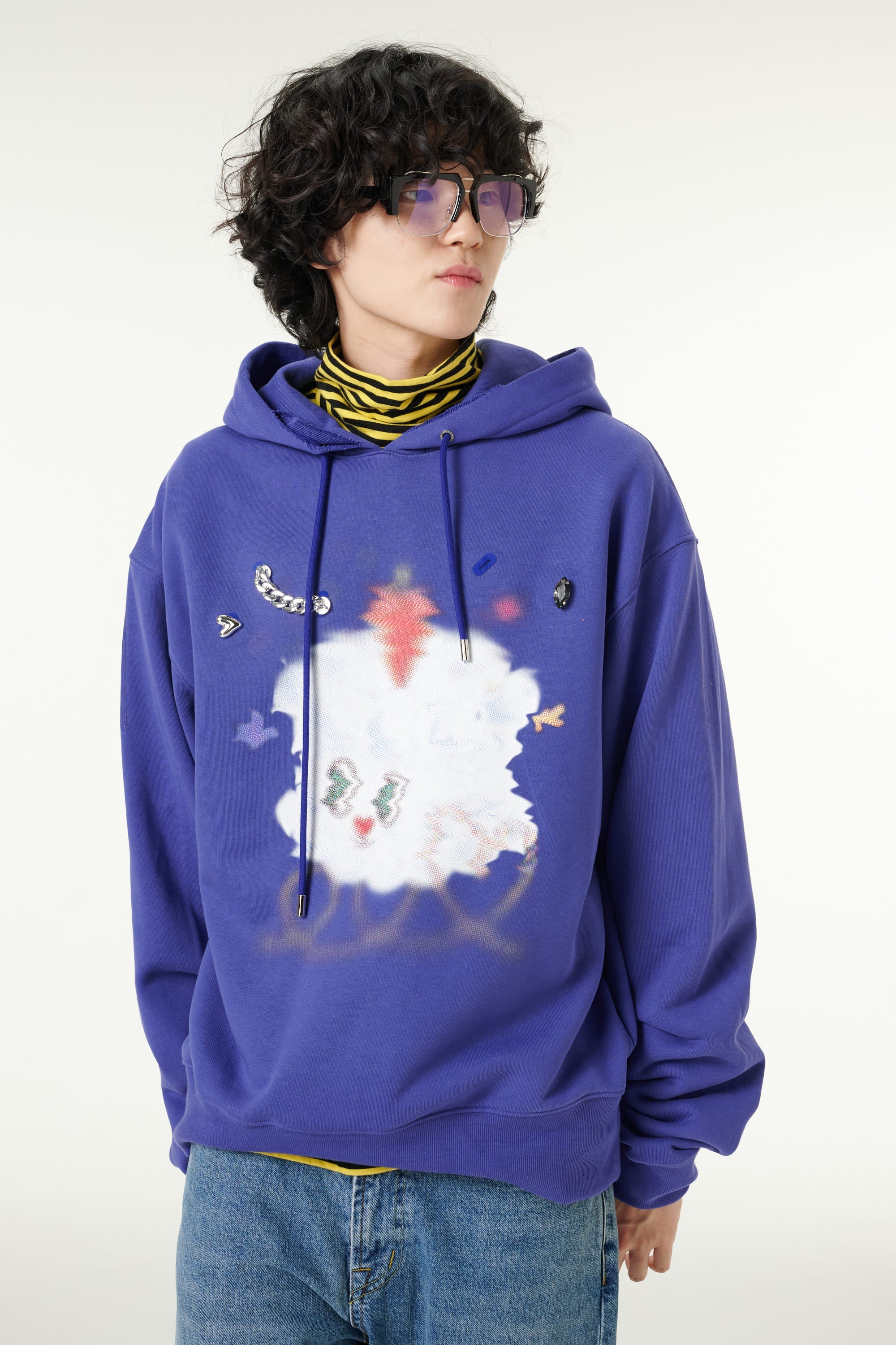 [CLOUD CAKE] Men's Fashion Cloud Cake Fluffy Hoodie