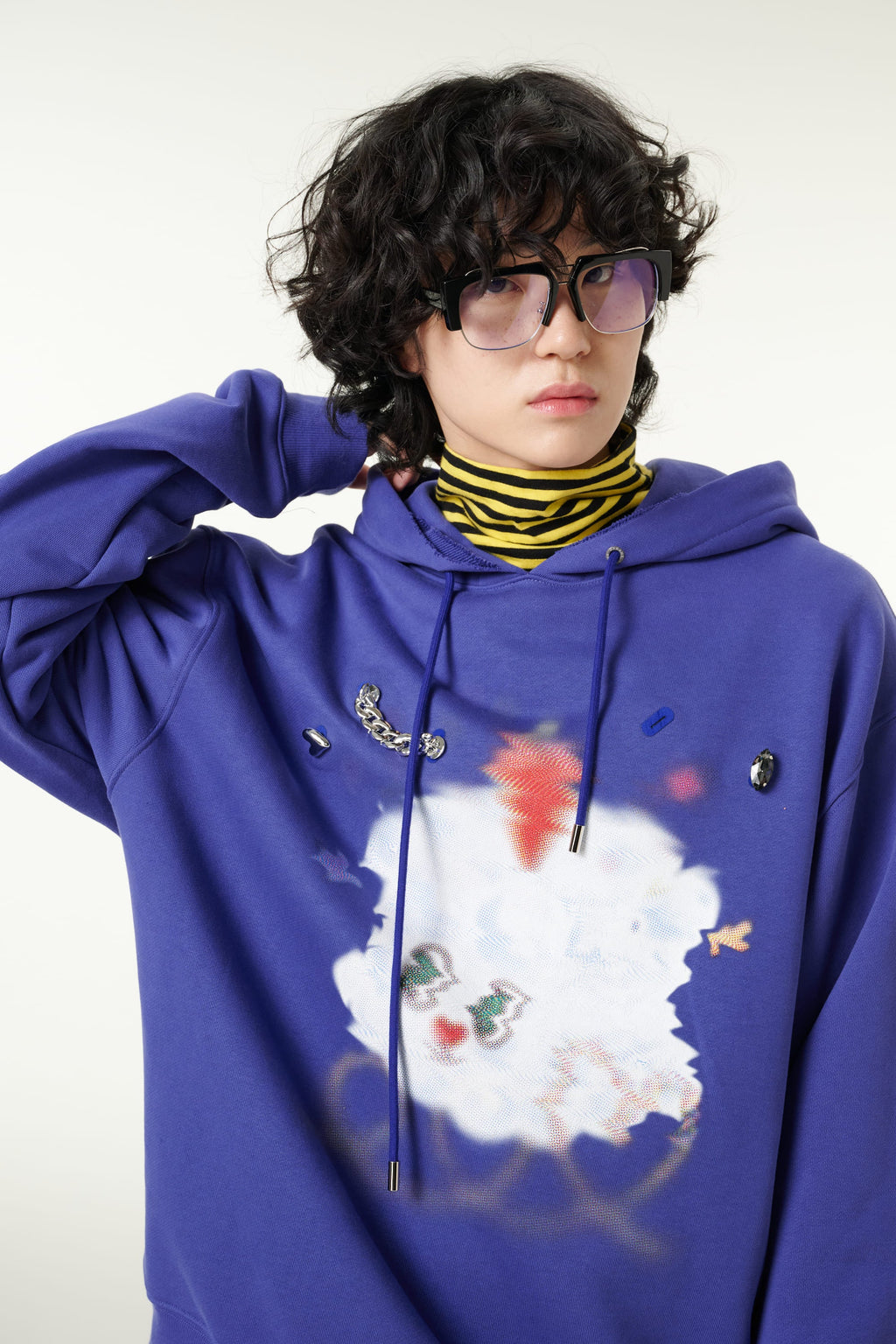 [CLOUD CAKE] Men's Fashion Cloud Cake Fluffy Hoodie