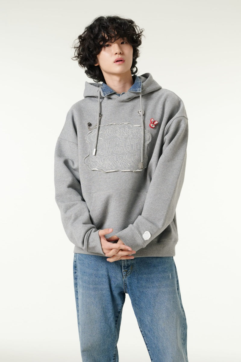 [CLOUD CAKE] Men's Fashion Cloud Cake Fluffy Hoodie
