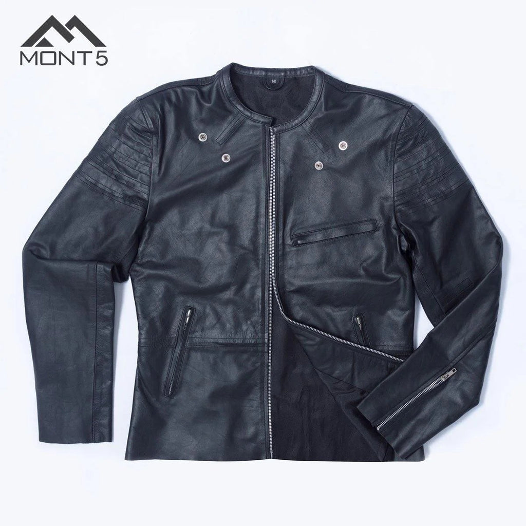 MONT5  Karakoram Perfect Fit Men Leather Jacket